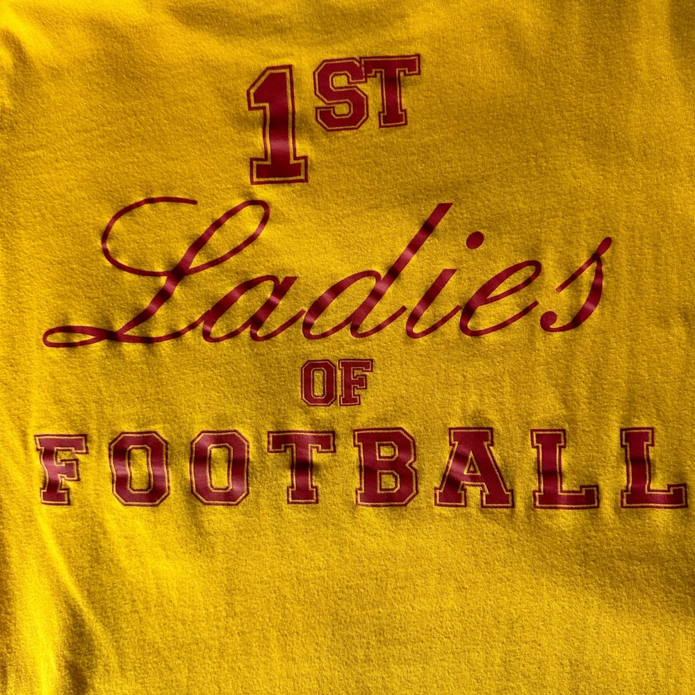 Custom Made 1st Ladies of Football Bella Fitted Tshirt